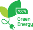 100% Green Energy certification